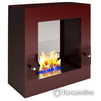 Биокамин ЭкоЛайф Cube Glass black burgundy Арома, c250 в Тюмени